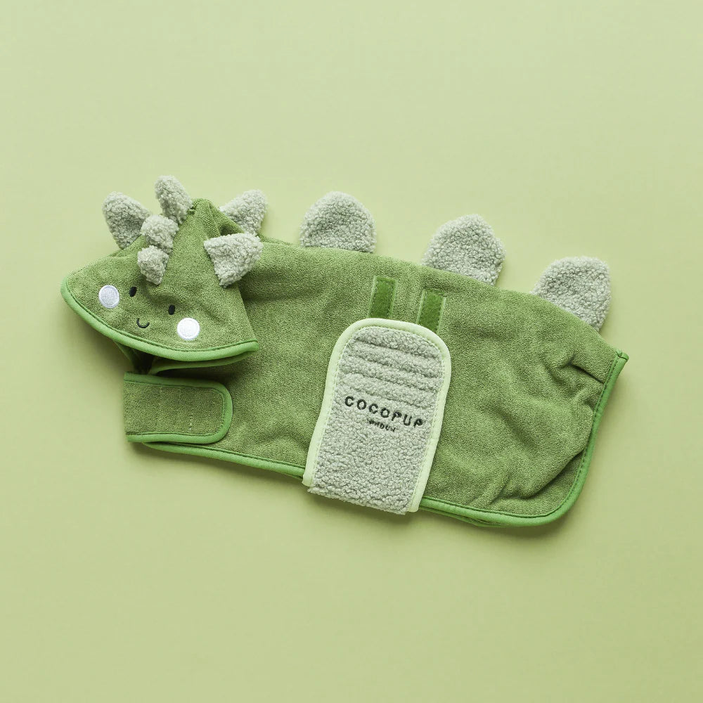 Cocopup London – Premium Dino Pup Drying Robe